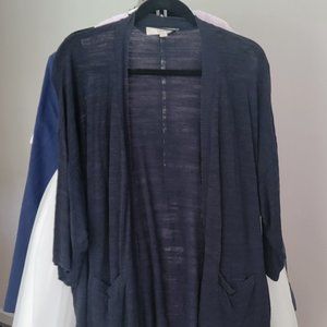 Loft Blue Lightweight Sweater, Large